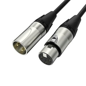 MAONO �}�C�N�P�[�u�� XLR �P�[�u�� �L���m���P�[�u�� (1.8M) �I�X-���X �}�C�N�R�[�h XLR�o�����X�ڑ� �}�C�N�^���p ���ϋv PD100 PD100X PD200X�Ȃ�XLR�f�o�C�X�ɑΉ�