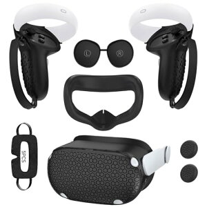 Oculus Quest 2�p�A�N�Z�T���[�AQuest 2�p�t�F�C�X�p�b�h�A�R���g���[���[�O���b�v�����Y�J�o�[�AVR�V���R���J�o�[�AVR�V�F���A�W���C�X�e�B�b�N�AMeta Quest 2�p�g���̂ăS�[�O��5�_�Z�b�g�i�u��