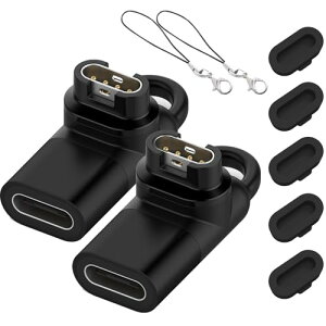 GYOKUYU [�ϊ��A�_�v�^�[�{�h�o�v���O] For �K�[�~��(GARMIN) Type-C�P�[�u���Ή� L�^ garmin Venu4/ fenix 8/7/ forerunner 70/170/265/970/570/165/Venu X1/s62/S50/s70/instinct 3�ɑΉ� �`���[�W���[�|�[�g �ϊ��}�C�N�� ��