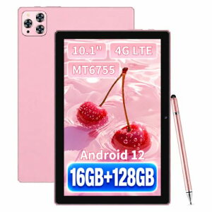 BINTEC Android �^�u���b�gPC 10.1�C���` 16GB RAM 128GB ROM 1TB TF�g�� 8�R�ACPU IPS��� 6000mAh Wi-Fi���f�� Bluetooth GPS �^�b�`�y���t�� tablet ���掋�� �I�����C������ �ԍڃi�r �q���p (Android 12/10.1�C���`)