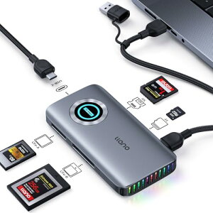 �u�ʐ^�E�f��������x����4-in-1�vllano CFexpress Type A/B �J�[�h���[�_�[ UHS-II SD4.0/microSD/TF�Ή� USB3.2 Gen2(�ő�10Gbps)8K�]���Ή� �ő�2TB (Mac/Windows/Linux/iPad�Ή�) �A���~�� �h���C�o�[�s�v R604