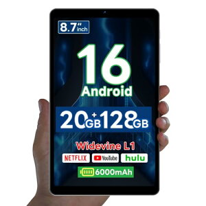 SVITOO P08 Android16 �^�u���b�g 8�C���` 20GB+128GB �ő�2TB�g�� 90Hz Widevine L1 6000mAh wi-fi���f�� 13MP+8MP Gemini AI IPS�p�l�� �C���z���W���b�N�t�� ��ʕ���+���C�����X���e+�L�b�Y���[�h �Ǐ�+Web�{�� �Q�[