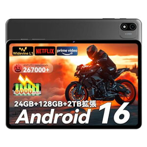 Android 16 �^�u���b�g 10�C���` Wi-Fi���f�� Headwolf WPad6C�A8�R�ACPU T615�A24GB(4+20�g��)RAM+128GB ROM�A6000mAh�AWidevine L1�Ή��A5MP/8MP�A2.4/5GHz WiFi�ABT5.0�A��F��+���C�����X���e+GPS�A3.5mm�C���z���W���b�N�t