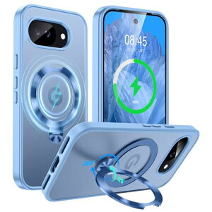 Google Pixel 10a �P�[�X MagSafe�Ή� 360°��] �����O�X�^���h�t�� ���ڃ}�O�l�b�g ���C�����X�[�d�Ή� �s�N�Z�� 10a �P�[�X ������ ��G��� �w��h�~ ��?�h�~ �h�� �ČRMIL�K�i �ϏՌ� �O�[�O���s�N