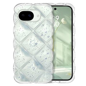 GUAGUA Google Pixe 10A �P�[�X �N���A �E�F�[�u �H�`�o�b�N �s�N�Z�� 10a �Ȃ݂Ȃ� �P�[�X ����TPU �L���L�� �ʉ� �A���~���V���o�[ ���� �؍� �l�C �X�}�z�P�[�X Pixe10a �ϏՌ� ���y�� ������� �O