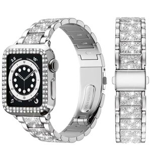 [wutwuk] �R���p�`�u��Apple Watch �u���X���b�g 40mm ���f�B�[�X �O���b�^�[ Apple Watch SE3/SE2/SE 40mm �u���b�N ���C���X�g�[�� �ی�P�[�X �u���X���b�g�����p �G���K���g ��̓��M�t�g �A�b�v���E�H