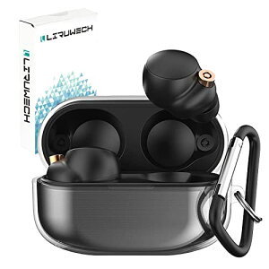 LIRUWECH for Sony WF-1000XM4�p�P�[�X �\�j�[ ���C�����X �C���[�z�� �p TPU�P�[�X �S�ʕی�J�o�[ WF-1000XM4�p�A�N�Z�T�� �����h�~ �L�Y�h�~ �ϏՌ� �����[�d�\ �h�� �h�o �J���r�i�t��(WF-1000XM4�C�N
