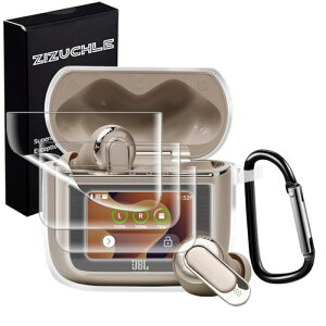 ZIZUCHLE For JBL TOUR PRO 3�P�[�X �N���A JBL TOUR PRO 3�t�B����*3 �t�� �c�A�[�v��3�ی�P�[�X TPU�f�� ���΂݂ɂ��� �S�ʕی� �w��h�~ ���h�~ �c�A�[�v��3 cover �A�N�Z�T���[ ���� �������i�����j