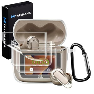 [TALENANA] for JBL TOUR PRO 3�P�[�X �N���A �ی�t�B����*3 �t���P�[�X�J�o�[ ����h�~ �����h�~ �ϏՌ� ���� ���킢�� ������� TPU�f�� �����[�d�\ �J���r�i�t�� �������i�N���A�j