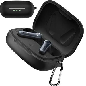 CIOODDW ���e earfun air pro 4 �P�[�XCIOODDW�Ή� earfun air pro 4 �t��V���R�� �P�[�X�S�ʕی� �[�d LED���C�g�������� �ϏՌ� �y�� �L�Y�h�~ �L�[�z���_�[�t�� �C���[�t�@���G�A�v��4 �J�o�[�i�u���b