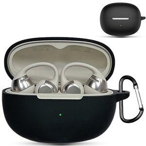 CIOODDW shokz opendots one �P�[�X �Ή� shokz opendots one �t��V���R�� �J�o�[�p �S�ʕی� �[�d LED���C�g�������� �ϏՌ� �L�Y�h�~ ������� ���C�����X�[�d�Ή� �P�[�X�i�u���b�N�j