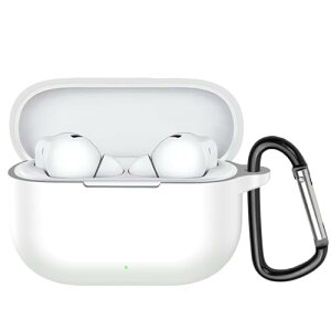 YAODLE For HUAWEI FreeBuds SE 4 ANC �P�[�X �t�@�[�E�F�C FreeBuds SE 4 ANC �P�[�X �V���R���f�� �����[�d�\ �S�ʕی� �����h�~ �L�Y�h�~ �ϏՌ� �h�o �y�� ���[ �J���r�i�t��(�z���C�g)
