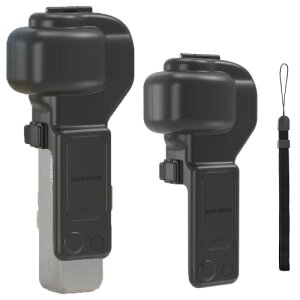 Taoricup DJI Osmo Pocket 4P �Ή� �ی�P�[�X �ی�J�o�[ PTZ�����Y�J�o�[ �����Y�P�[�X DJI Osmo Pocket 4 Pro �Ή� �A�N�Z�T���[ �X�N���[���Z�[�o�[ (Black)