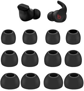 A-Pcas �C���[�`�b�v Beats studio buds �C���z���p �C���[�s�[�X Beats Fit Pro �C���z���p �C���[�`�b�v �V���R���� S/M/L3�T�C�Y 6�y�A �u���b�N�i713�j