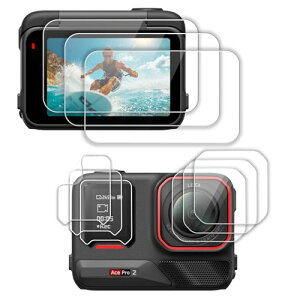 FiTSTILL�����K���X�ی�t�B����Insta 360 Ace Pro 2 �p9�������C���X�N���[��+ TPU�T�u�X�N���[��+ �����Y acepro 2 �A�N�Z�T���[ 9H�d�x ace pro 2�t�B����