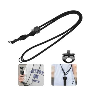 [Hohotoon] DJI Osmo Pocket 3 /4/4pro/Action 5pro/4/3/ INSTA360 X5 X4 X3 X2/GO3 GO3S/Gopro�V���[�Y/Ace Pro�V���[�Y �Ή� �X�g���b�v �l�b�N�X�g���b�v �A�X�|�[�c�J�����X�g���b�v �A71-123 CM ���� ���S�R�[�h �����h
