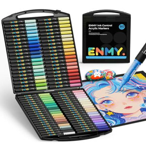 ENMY 80�F�Z�b�g ���t�� �A�N�����}�[�J�[ �C���X�g�}�[�J�[ ���� �M�y�� �A�[�g�}�[�J�[ ���p ���� �t�@�u���b�N �҂ݕ��}�[�J�[ �L�����o�X/�K���X/�� �z�p�y�� �e�L�X�^�C���p �J���[�y��