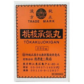 【第2類医薬品】【杉原達二商店】桃核承気丸 250g/ とうかくじょうきがん 婦人病 月経障害 月経困難 漢方