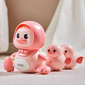 3点セット 赤ちゃん おもちゃ ゆれはアヒルの子を動かします 電動アヒルのおもちゃ登り 0歳 アヒル親子 知育玩具 1歳 2歳 3歳 誕生日プレゼント【2024新品登場】 男の子 女の子 人気 出産祝い 音楽 ライト付き (アヒルの子＊2羽)