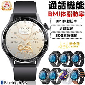 スマートウォッチ 腕時計 1.55インチ スポーツモード F61 防水 着信通知 歩数計 円形 レディース メンズ プレゼント 日本語対応 実用的 SNS LINE Twitter 誕生日 母の日 父の日 iPhone/Android対応 紫金蓮楽天市場店 新生活用品