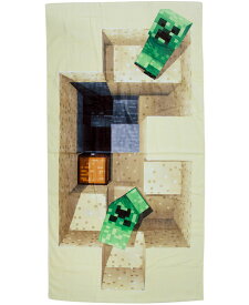 MINECRAFT　レゴ　マインクラフト　 ビーチタオル　バスタオル　綿100％　70cm×140cm
