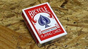 �o�C�X�N���@BICYCLE�@�g�����v�@�v���C���O�J�[�h�@ ���C�f���o�b�N�@�ԁ@MAIDEN BACK RED �@Bicycle Playing Cards�@�č����@�����w��s��