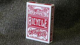 バイスクル　BICYCLE　トランプ　プレイングカード　 チェーンレスバック　赤　CHAINLESS RED 　Bicycle Playing Cards　米国製　日時指定不可