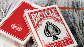 バイスクル　トランプ　プレイングカード　INSPIRE レッド Playing Cards 米国製 　日時指定不可