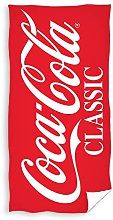 爆買い送料無料 キャラクター タオル コカ コーラ クラシック Coca 日本正規代理店品 Cola Classic x ビーチタオル 綿100％ バスタオル 70cm 140cm
