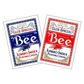 ビー　Bee　トランプ　プレイングカード　 ジャンボインデックス　クラブスペシャル　CLUB SPECIAL JUMBO INDEX Playing Cards　米国製　日時指定不可