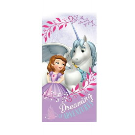 ディズニープリンセス　ちいさなプリンセス　ソフィア ビーチタオル　バスタオル Disney Princess Sofia The First Beach Towel 　綿100％　大判 　140cm x 70cm