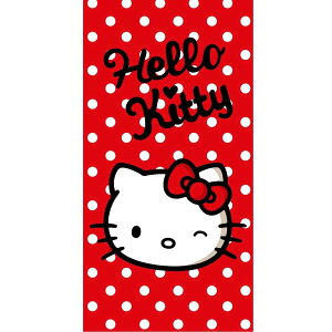 Hello Kitty �n���[�L�e�B�@ Beach Towel �r�[�`�^�I���@�o�X�^�I���@�z�������Q�@140cm x 70cm