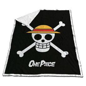 ワンピース　海賊旗　フリース　ブランケット 毛布　厚手　120cm x 150cm