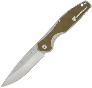 AEghAiCt@Smith&Wesson(X~X&EFb\) tH[fBOiCt@1122572 Cleft Linerlock A/O Tan n@ws