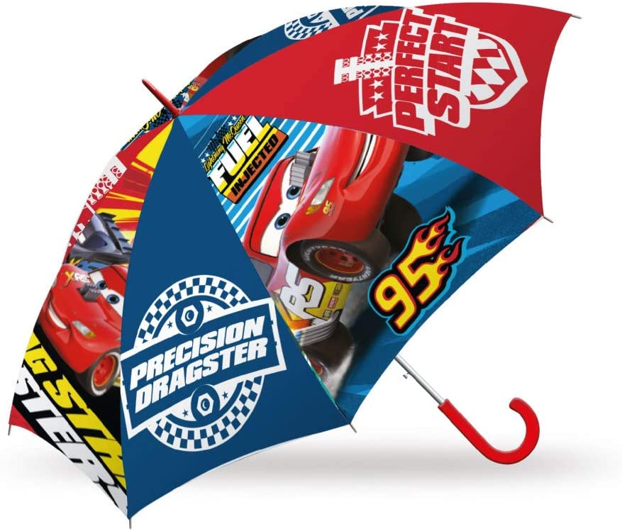 キャラクター 雨傘 マニュアル傘 ディズニー カーズ 子供用 傘 自動傘 ジャンプ傘 直径85cm 親骨サイズ50cm Disney Cars Umbrella