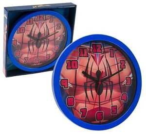 �X�p�C�_�[�}���@Spiderman�@�|�����v�@���v�@���a25cm�@�E�H�[���N���b�N�@Wall Clock