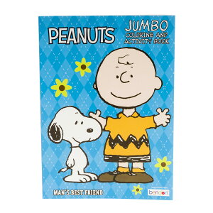 PEANUTS@Xk[s[@JUMBO COLORING AND ACTIVITY BOOK@hG@ʂ肦@hG@S80y[W