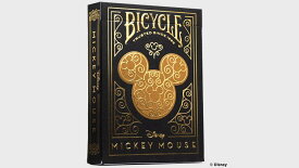 バイスクル　ディズニー　ミッキーマウス　黒＆金　トランプ　プレイングカード　Bicycle Disney Mickey Mouse Playing Cards 米国製 レッド　日時指定不可