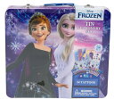 缶ケース入り　ディズニー　アナと雪の女王　　お絵描きセット　塗り絵セット　シールセット　Disney Frozen　アクテ…
