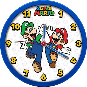 X[p[}I Super Mario |v v a24cm EH[NbN Wall Clock@w͕ߑÔ