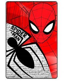 スパイダーマン SPIDERMAN フリース ブランケット 毛布　ひざ掛け　ハーフケット 100cm x 150cm