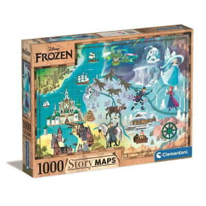 Disney FROZEN Story Maps fBYj[ AiƐ̏ Xg[[}bv WO\[pY pY 1000s[X 70cm x 50cm