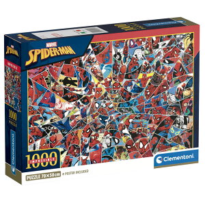 Clementoni IMPOSSIBBLE PUZZLE �}�[�x�� �X�p�C�_�[�}�� �W�O�\�[�p�Y�� �p�Y�� 1000�s�[�X 70cm x 50cm�@�|�X�^�[�t��