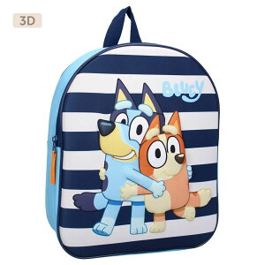�u���[�C�@BLUEY �o�b�N�p�b�N�@�����b�N�T�b�N�@�����b�N�@���΂�@3D�@32cm x 26cm x 11cm �@Backpack