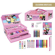 ハローキティ　Hello Kitty　　お絵描きセット　塗り絵セット　3段式　箱入り