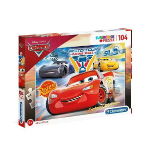 Clementoni@WO\[pY@fBYj[@J[Y@104s[X@38cm x 27cm @Disney Cars Puzzle