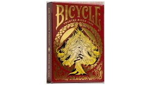 �o�C�X�N���@BICYCLE�@�g�����v�@�v���C���O�J�[�h�@ DRAGON �h���S���@RED�@��