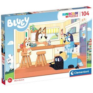 �u���[�C�@BLUEY �W�O�\�[�p�Y�� �p�Y�� 104�s�[�X 38cm x 27cm