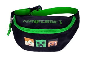 �}�C���N���t�g�@MINECRAFT�@�E�G�X�g�o�b�O�@�E�G�X�g�|�[�`�@�q�b�v�o�b�O�@ ���΂�@�N���[�p�[�@ 26 x 10 x 7cm