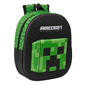 �}�C���N���t�g�@MINECRAFT�@�����b�N�T�b�N�@�o�b�N�p�b�N ���΂�@�N���[�p�[�@ 33cm x 27cm x 10cm�@3D